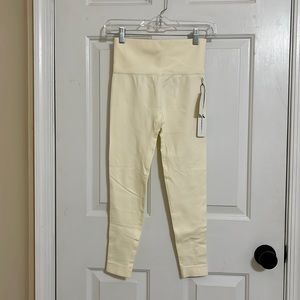 NWT WeWoreWhat Cream color leggings. Size S/P.